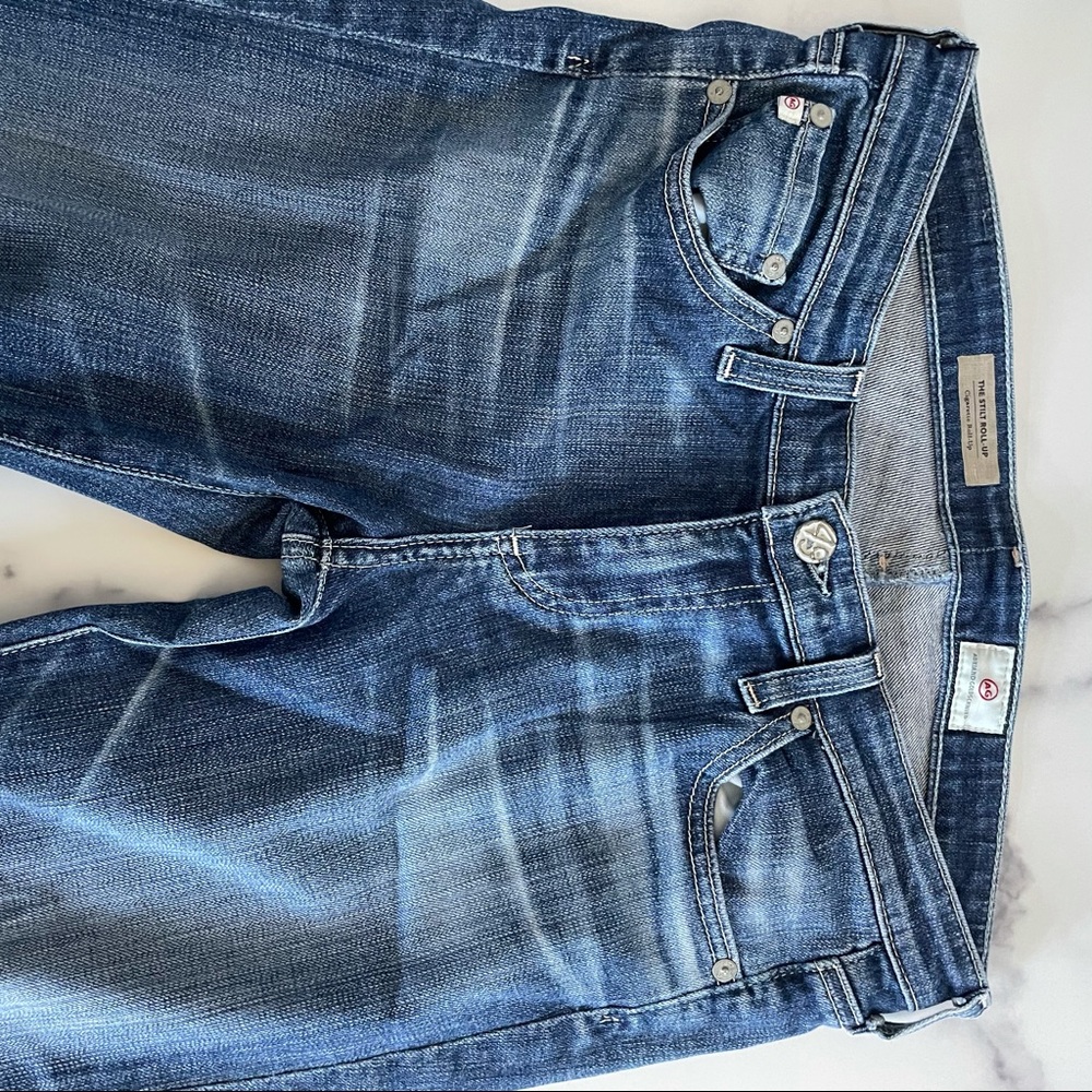 AG Stilt Cigarette Roll-Up Jeans Size 28 - Picture 6 of 6